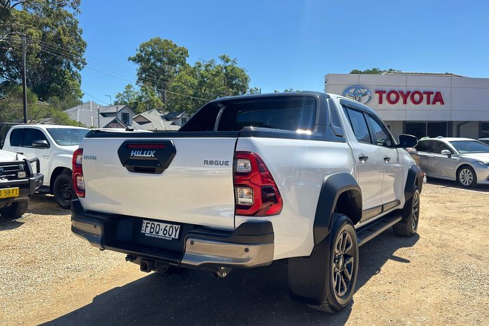2023 Toyota Hilux Rogue GUN126R 4X4 Dual Range Frosted White