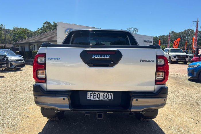 2023 Toyota Hilux Rogue GUN126R 4X4 Dual Range Frosted White