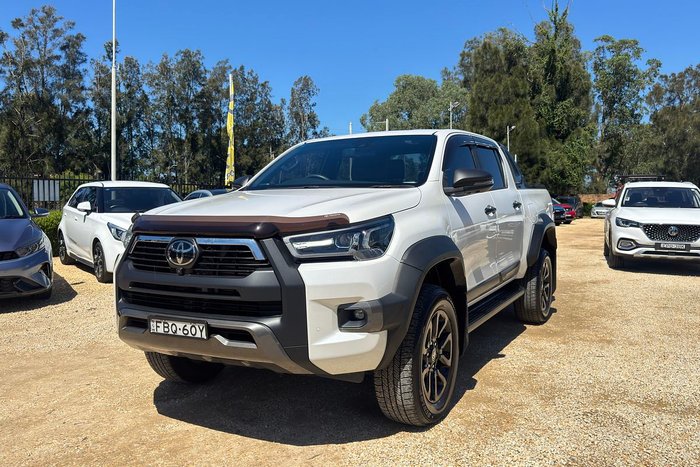 2023 Toyota Hilux Rogue GUN126R 4X4 Dual Range Frosted White