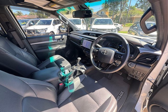 2023 Toyota Hilux Rogue GUN126R 4X4 Dual Range Frosted White