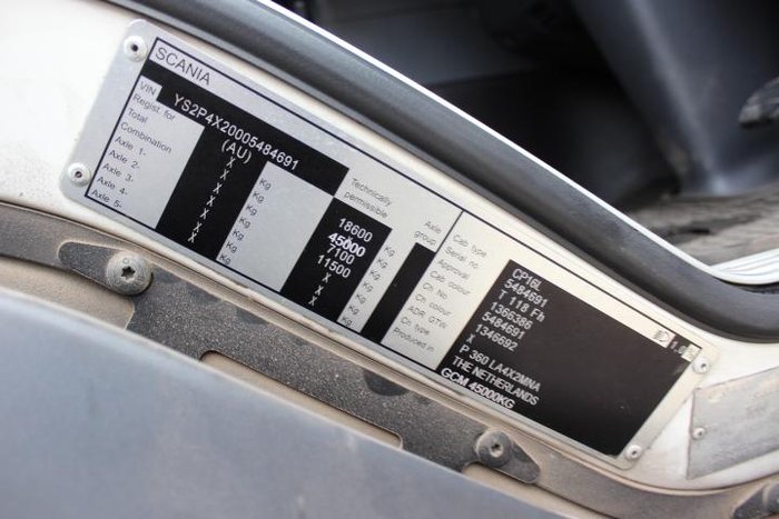 2017 Scania P Series P360 WHITE