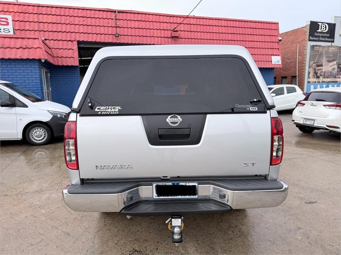 2013 Nissan Navara ST D40 Series 6 4X4 Dual Range Silver Lightning