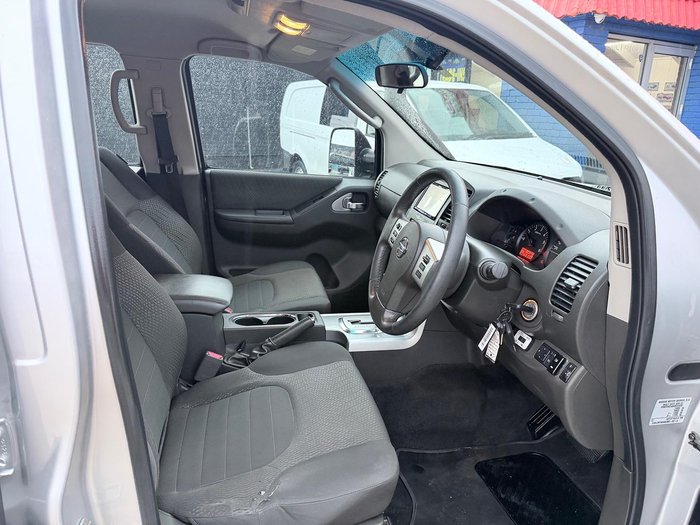 2013 Nissan Navara ST D40 Series 6 4X4 Dual Range Silver Lightning
