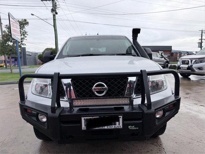 2013 Nissan Navara ST D40 Series 6 4X4 Dual Range Silver Lightning