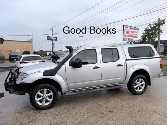 2013 Nissan Navara ST D40 Series 6 4X4 Dual Range Silver Lightning