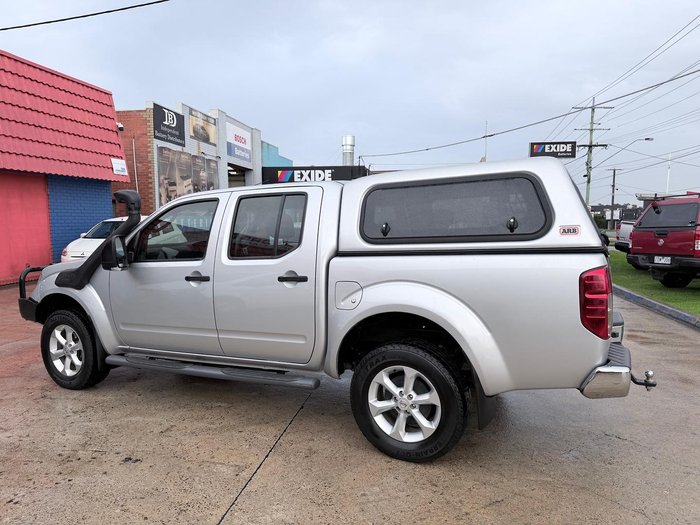 2013 Nissan Navara ST D40 Series 6 4X4 Dual Range Silver Lightning