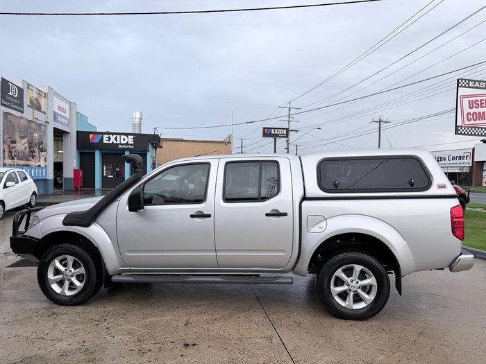 2013 Nissan Navara ST D40 Series 6 4X4 Dual Range Silver Lightning