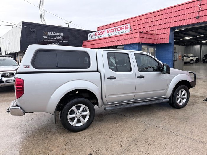 2013 Nissan Navara ST D40 Series 6 4X4 Dual Range Silver Lightning