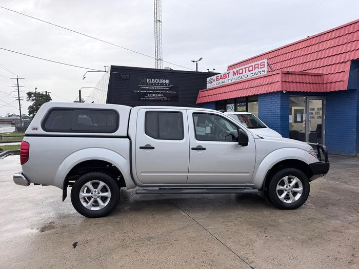2013 Nissan Navara ST D40 Series 6 4X4 Dual Range Silver Lightning
