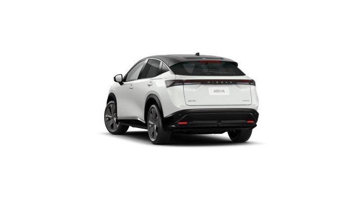 2025 Nissan Ariya Evolve FE0 MY25 Four Wheel Drive White Pearl/Black Roof