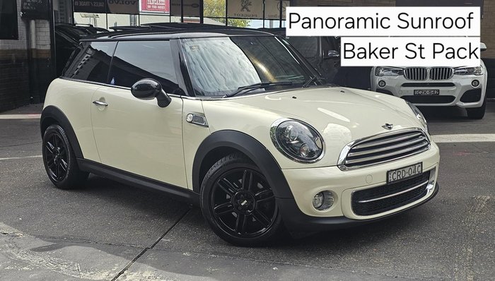 2013 MINI Hatch Cooper D Baker Street R56 LCI Pepper White