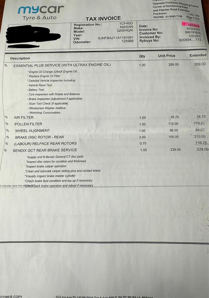 2014 Nissan QASHQAI ST J11 Pearl Black