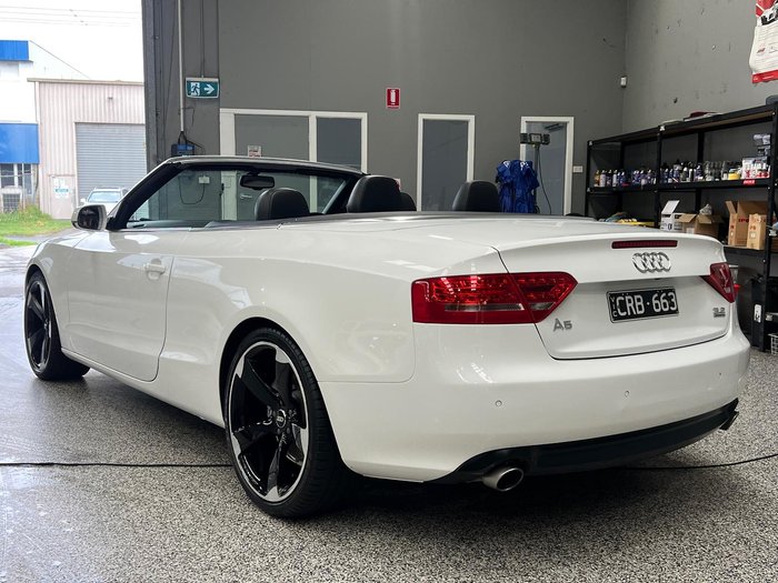 2009 Audi A5 8T MY10 Four Wheel Drive Ibis White