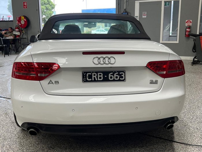 2009 Audi A5 8T MY10 Four Wheel Drive Ibis White