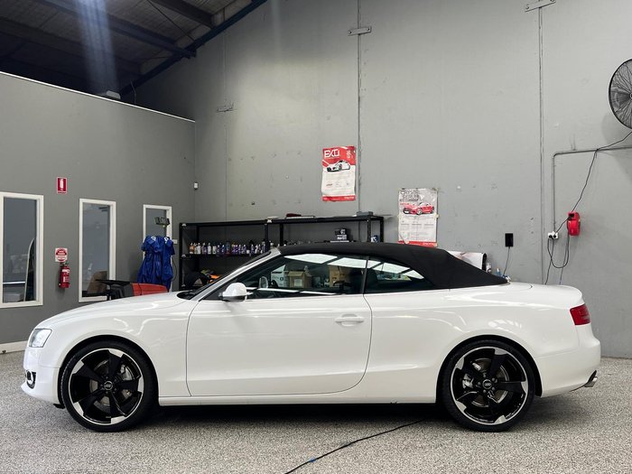 2009 Audi A5 8T MY10 Four Wheel Drive Ibis White