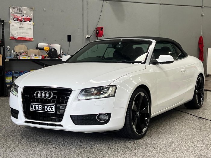 2009 Audi A5 8T MY10 Four Wheel Drive Ibis White