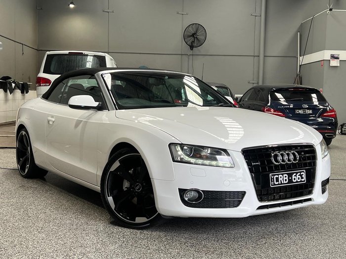 2009 Audi A5 8T MY10 Four Wheel Drive Ibis White