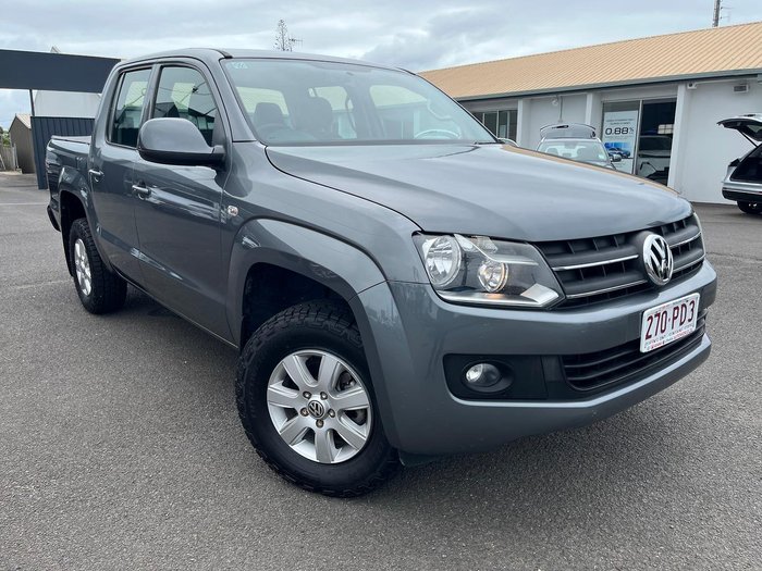 2013 Volkswagen Amarok TDI400 Trendline 2H MY14 4X4 Dual Range Natural Grey