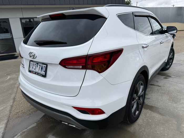 2017 Hyundai Santa Fe Active X DM3 Series II MY17 Pure White