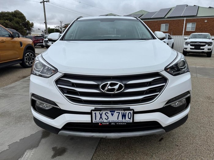 2017 Hyundai Santa Fe Active X DM3 Series II MY17 Pure White