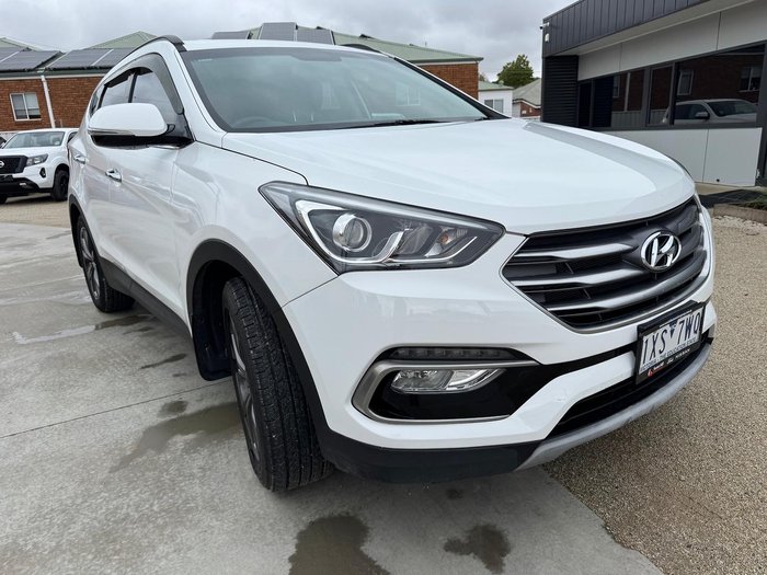 2017 Hyundai Santa Fe Active X DM3 Series II MY17 Pure White