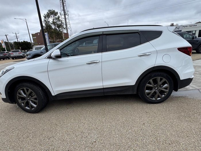 2017 Hyundai Santa Fe Active X DM3 Series II MY17 Pure White