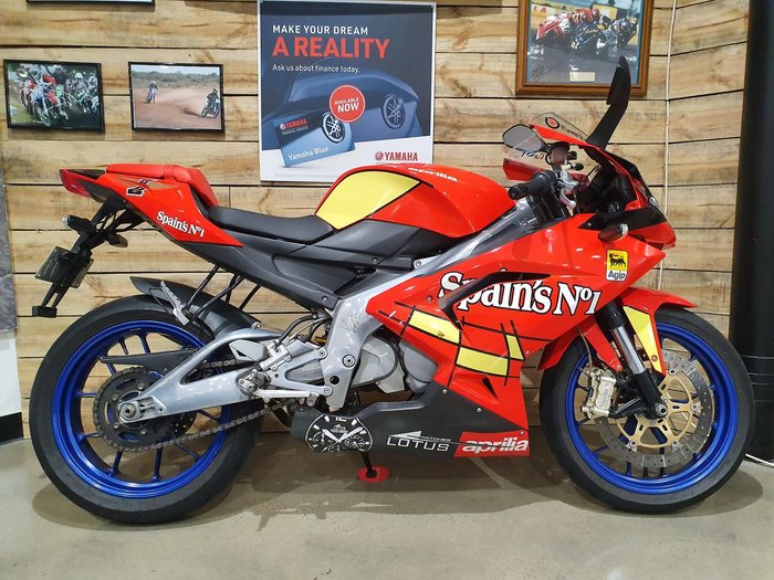 2008 Aprilia RS 125 RS Red