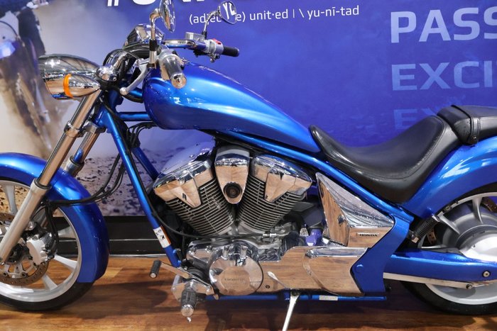 2011 Honda VT1300CX Blue