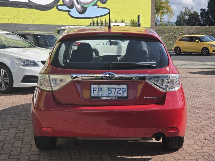 2007 Subaru Impreza R G3 MY08 AWD Red
