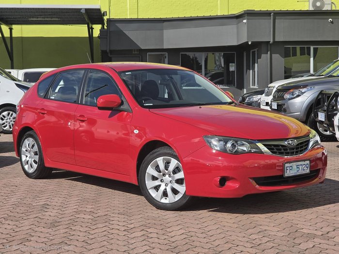2007 Subaru Impreza R G3 MY08 AWD Red