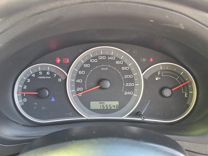 2007 Subaru Impreza R G3 MY08 AWD Red