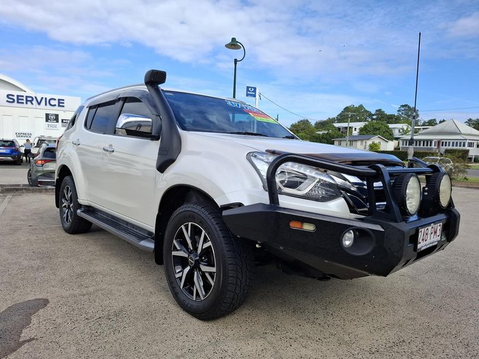 2019 Isuzu MU-X LS-M MY19 4X4 Dual Range Silky White