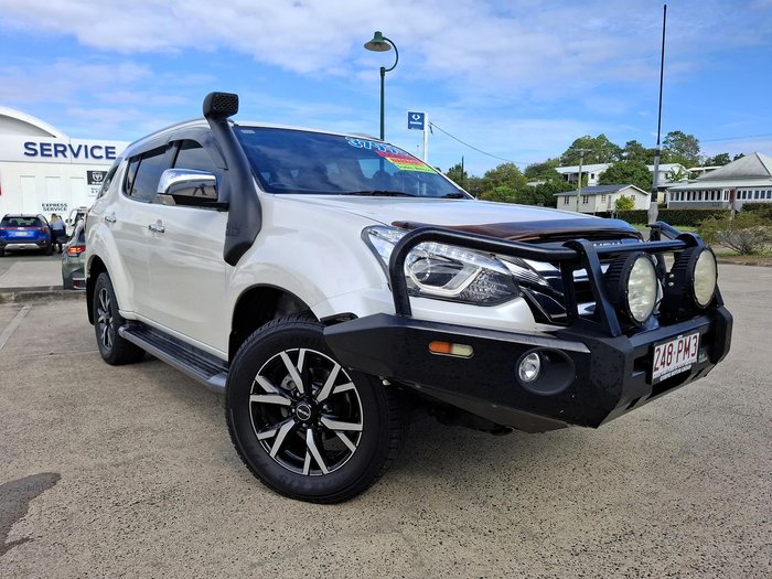 2019 Isuzu MU-X LS-M MY19 4X4 Dual Range Silky White