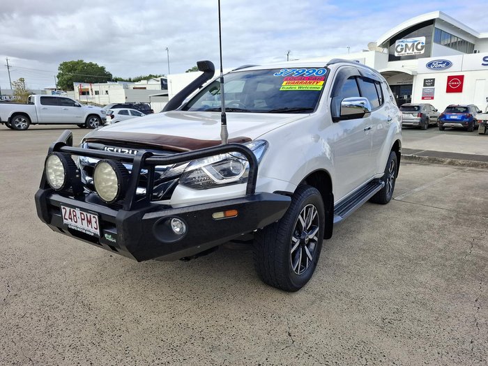 2019 Isuzu MU-X LS-M MY19 4X4 Dual Range Silky White