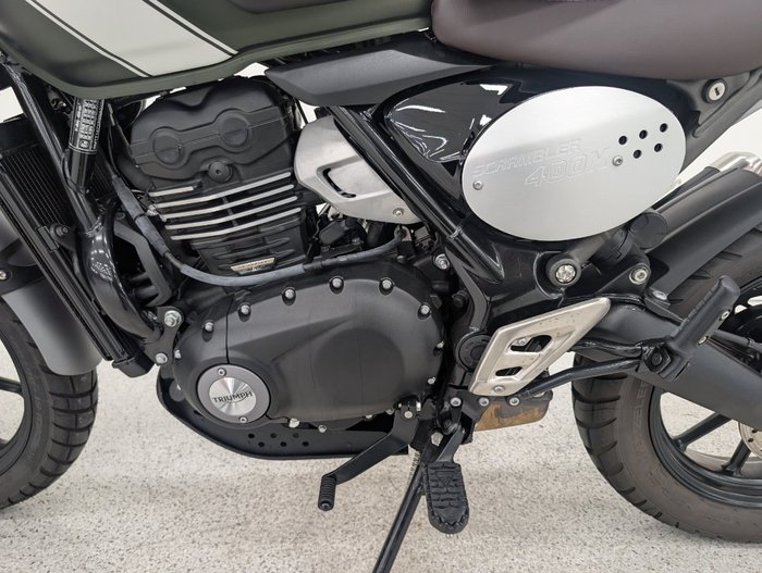 2025 Triumph 2025 Triumph 400CC SCRAMBLER 400 MATT KHAKI GREEN