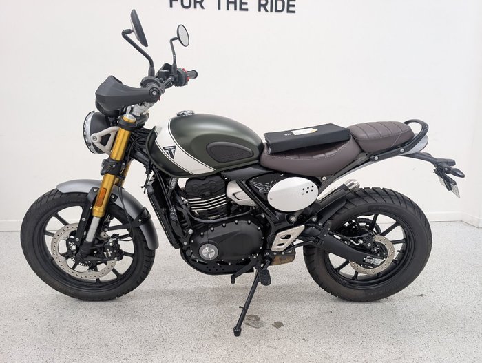 2025 Triumph 2025 Triumph 400CC SCRAMBLER 400 MATT KHAKI GREEN