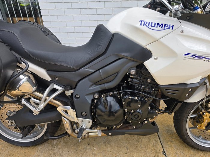 2010 Triumph TIGER 1050 White