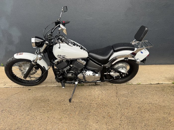 2016 Yamaha XVS650 V-STAR CUSTOM WHITE