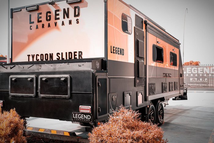 2026 Legend Caravans Tycoon Slider 23' Slideout Luxury Was$182 990 Now $172 990