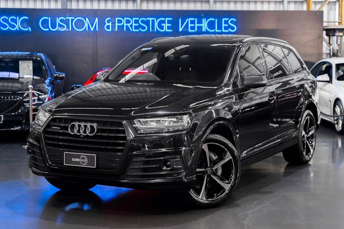 2020 Audi Q7 50 TDI S line 4M MY20 Four Wheel Drive Night Black