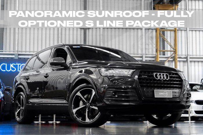 2020 Audi Q7 50 TDI S line 4M MY20 Four Wheel Drive Night Black