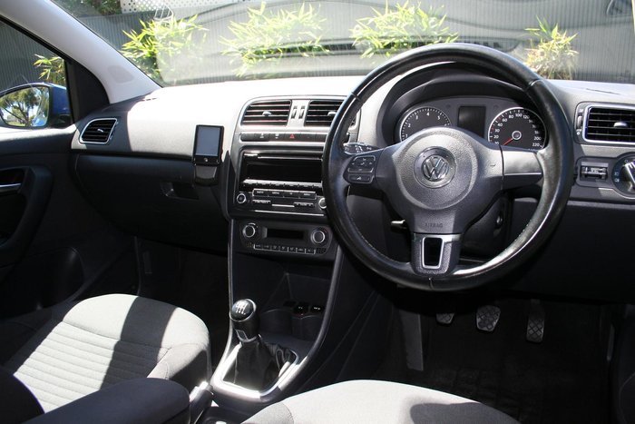 2013 Volkswagen Polo 77TSI Comfortline 6R MY14 Ocean Blue