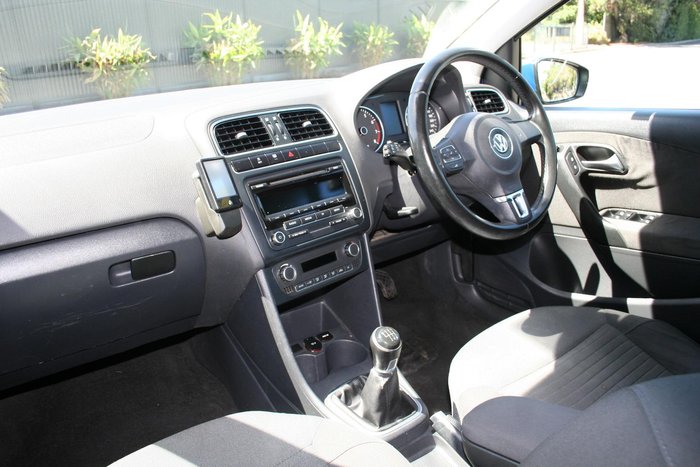 2013 Volkswagen Polo 77TSI Comfortline 6R MY14 Ocean Blue