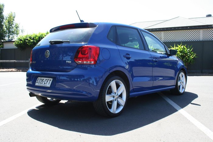 2013 Volkswagen Polo 77TSI Comfortline 6R MY14 Ocean Blue