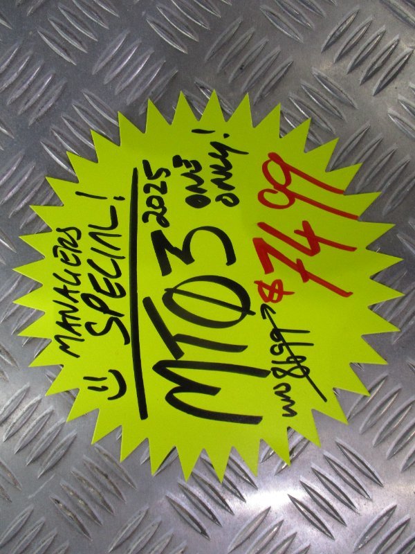 2025 Yamaha MT-03 (MT03LA) (ABS) GREY/AQUA