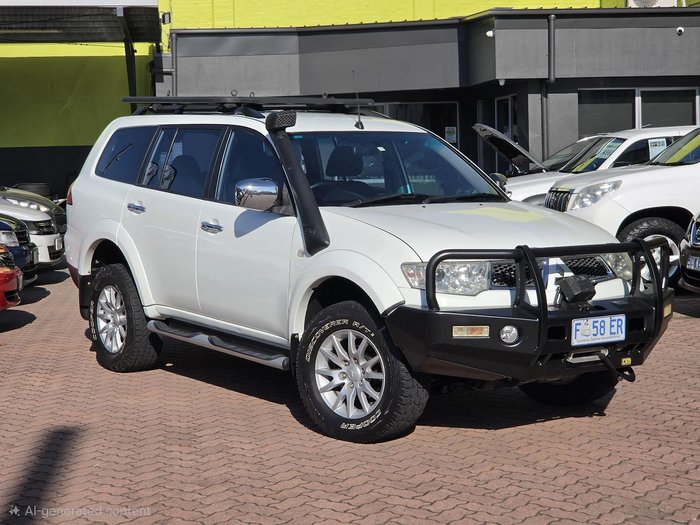 2010 Mitsubishi Challenger LS PB MY10 4X4 Dual Range White