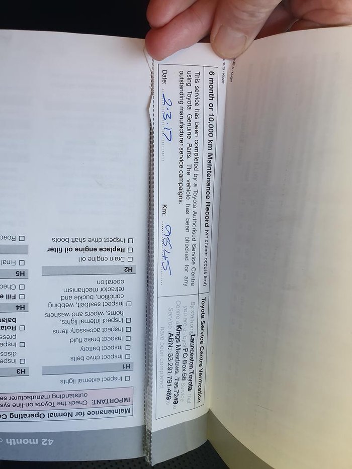 2016 Toyota Kluger GXL GSU55R AWD Silver Sky