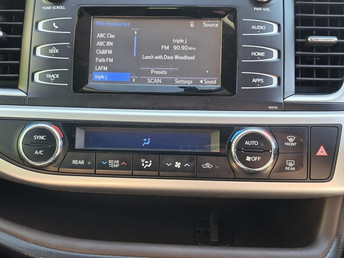 2016 Toyota Kluger GXL GSU55R AWD Silver Sky