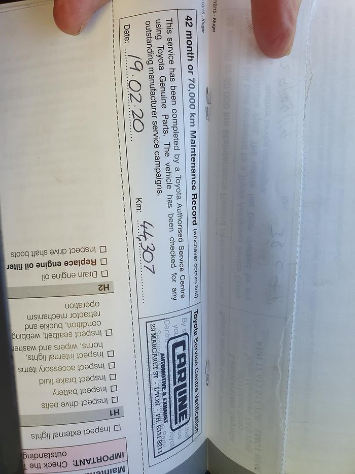 2016 Toyota Kluger GXL GSU55R AWD Silver Sky