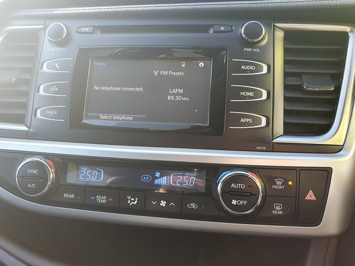 2016 Toyota Kluger GXL GSU55R AWD Silver Sky